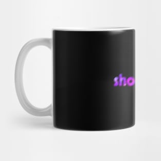 Shoegazer - Blurry Text in Purple Mug